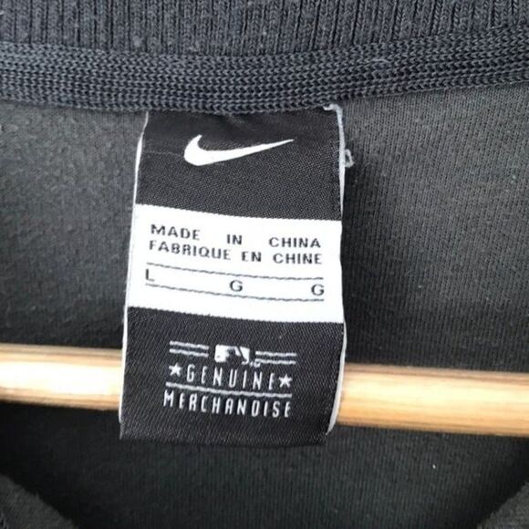 Nike Chicago Cubs Large Long Sleeve Zip Up Jacket Logo Vintage Retro Baseball - Picture 4 of 6